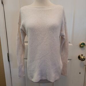Anthropologie Sweater Off white Merino Wool Pullover Super Soft XS